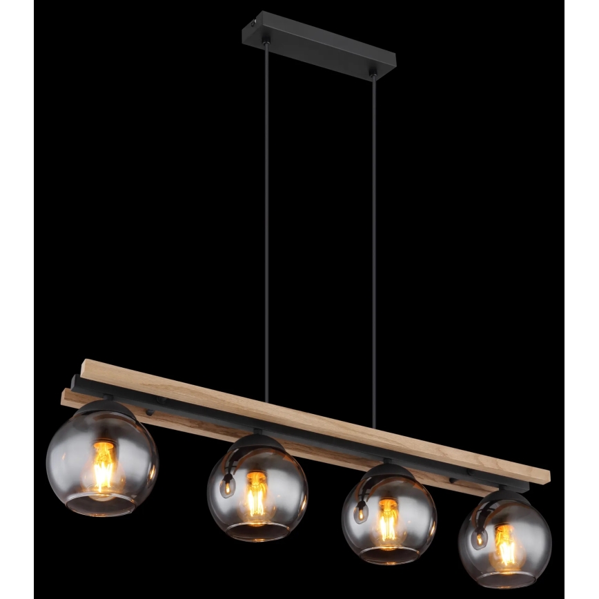 Globo - Κρεμαστό φωτιστικό οροφής 4xE27/25W/230V