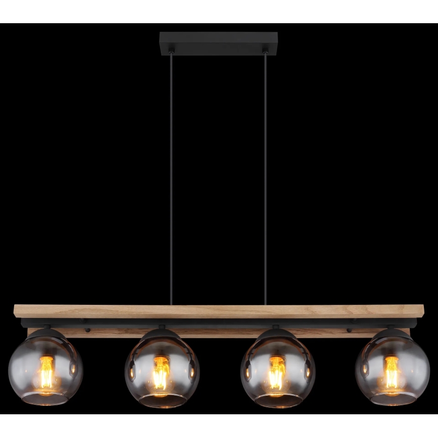 Globo - Κρεμαστό φωτιστικό οροφής 4xE27/25W/230V