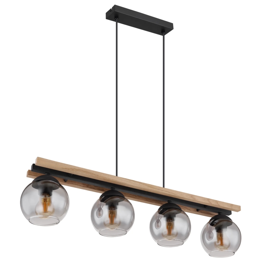 Globo - Κρεμαστό φωτιστικό οροφής 4xE27/25W/230V