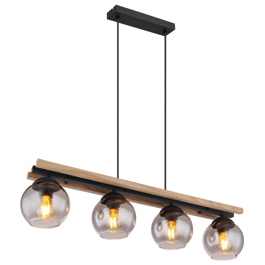 Globo - Κρεμαστό φωτιστικό οροφής 4xE27/25W/230V