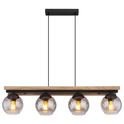 Globo - Κρεμαστό φωτιστικό οροφής 4xE27/25W/230V