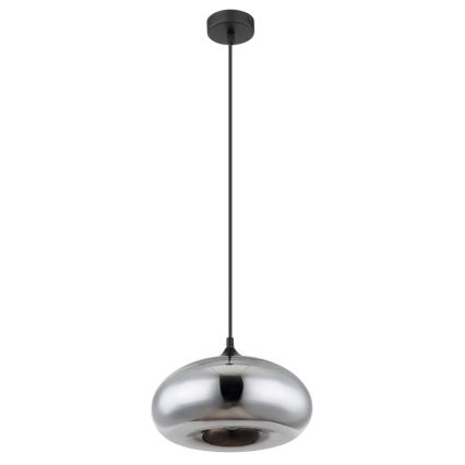 Globo - Πολύφωτο με συρματόσχοινο 1xE27/60W/230V γυαλιστερό χρώμιο