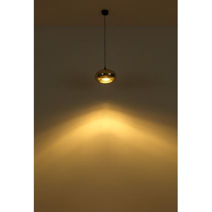 Globo - Πολύφωτο με συρματόσχοινο 1xE27/60W/230V χαλκός