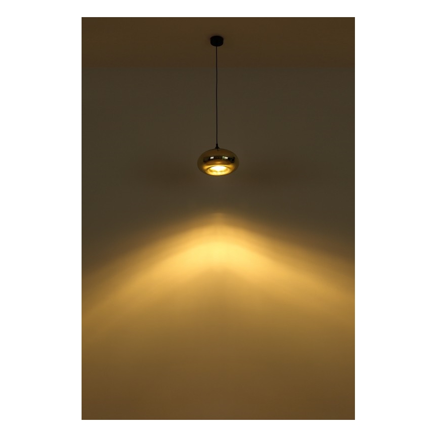 Globo - Πολύφωτο με συρματόσχοινο 1xE27/60W/230V χαλκός