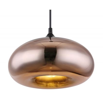 Globo - Πολύφωτο με συρματόσχοινο 1xE27/60W/230V χαλκός