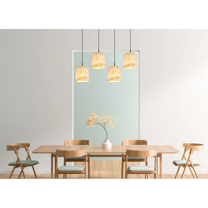 Globo 15580-4H - Κρεμαστό φωτιστικό οροφής ENGELBERT 4xE27/40W/230V