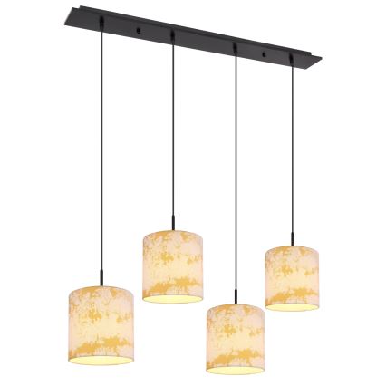 Globo 15580-4H - Κρεμαστό φωτιστικό οροφής ENGELBERT 4xE27/40W/230V