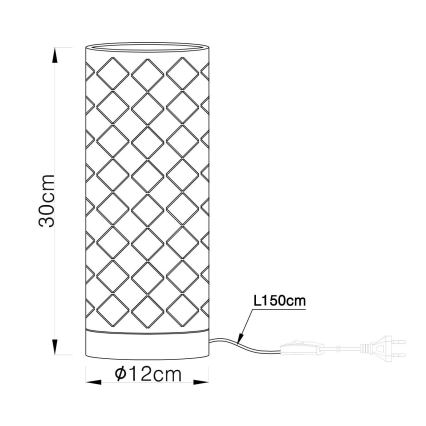Globo - Επιτραπέζια λάμπα 1xE27/40W/230V