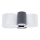 Globo 15586-4D - Φωτιστικό οροφής MAKKI 4xE27/15W/230V λευκό/γκρι/μαύρο