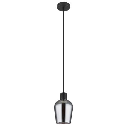 Globo - Κρεμαστό φωτιστικό οροφής 1xE27/40W/230V διάμετρος 13,5 cm μαύρο