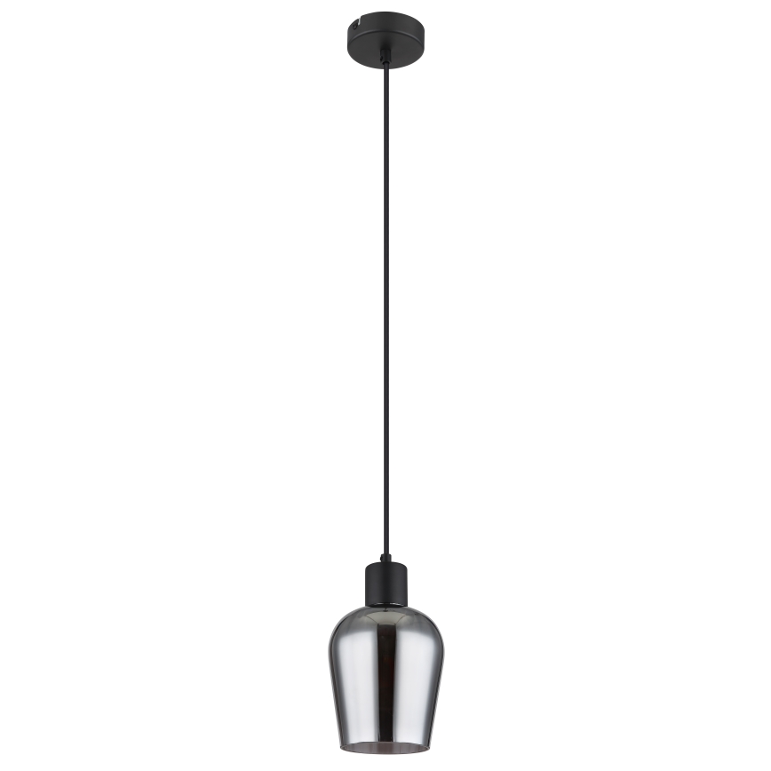 Globo - Κρεμαστό φωτιστικό οροφής 1xE27/40W/230V διάμετρος 13,5 cm μαύρο
