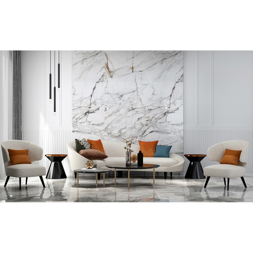 Globo - Κρεμαστό φωτιστικό οροφής 3xG9/4W/230V διάμετρος 24 cm μαύρο