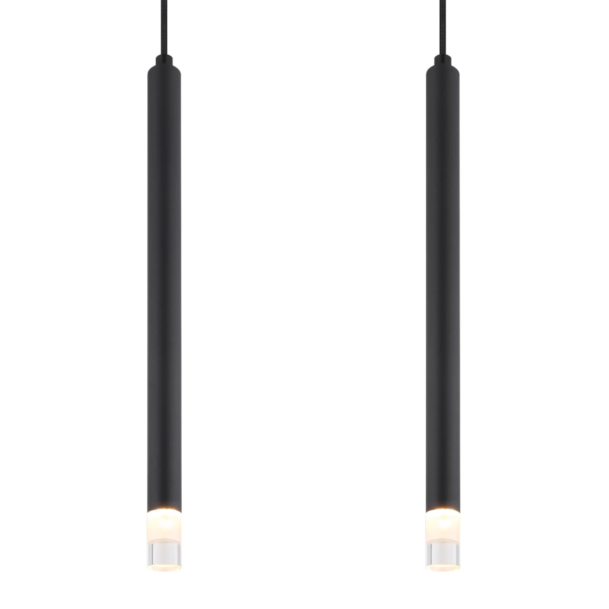 Globo - Κρεμαστό φωτιστικό οροφής 4xG9/4W/230V μαύρο