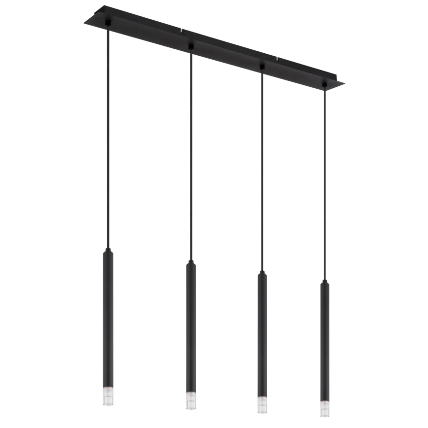 Globo - Κρεμαστό φωτιστικό οροφής 4xG9/4W/230V μαύρο