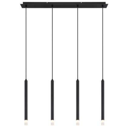 Globo - Κρεμαστό φωτιστικό οροφής 4xG9/4W/230V μαύρο