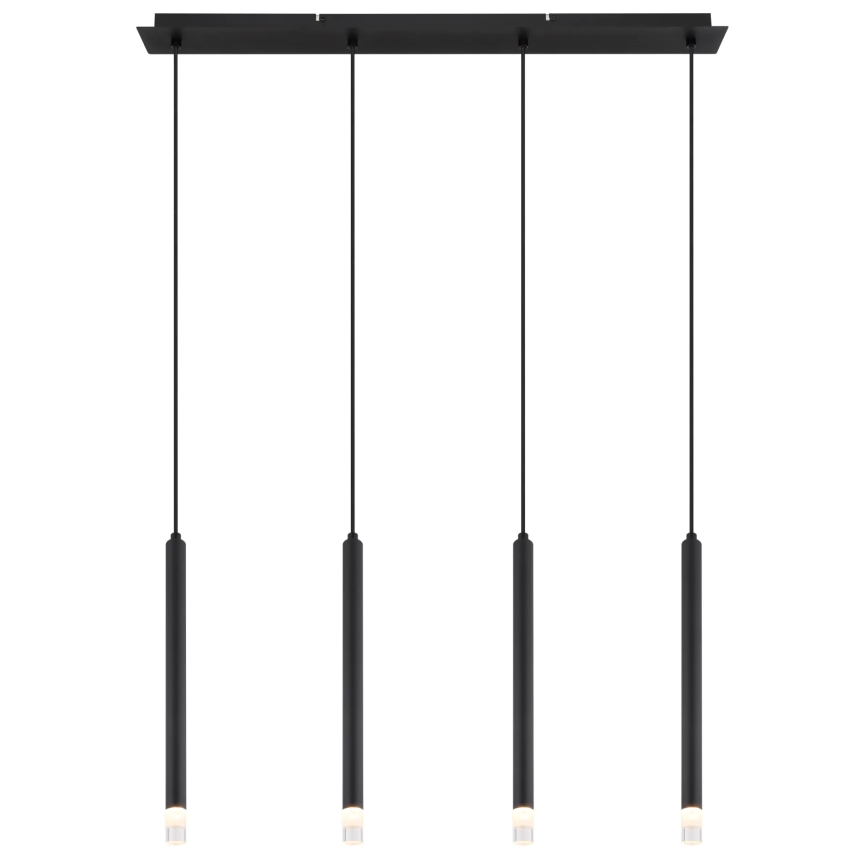 Globo - Κρεμαστό φωτιστικό οροφής 4xG9/4W/230V μαύρο