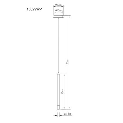 Globo - Κρεμαστό φωτιστικό οροφής 1xG9/4W/230V διάμετρος 12 cm