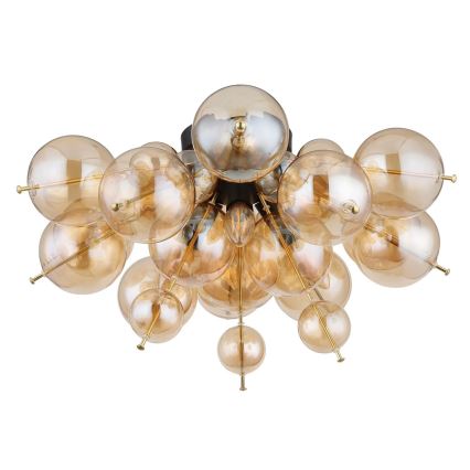 Globo - Πλαφονιέρα οροφής 3xE14/25W/230V διάμετρος 55 cm χρυσό