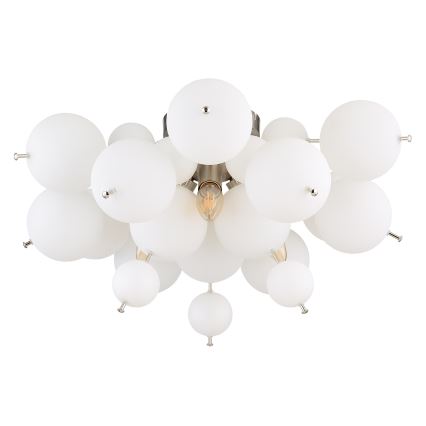Globo - Πλαφονιέρα οροφής 3xE14/25W/230V διάμετρος 55 cm λευκό