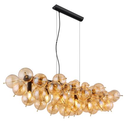 Globo - Φωτιστικό οροφής με καλώδιο 6xE14/25W/230V, χρυσό