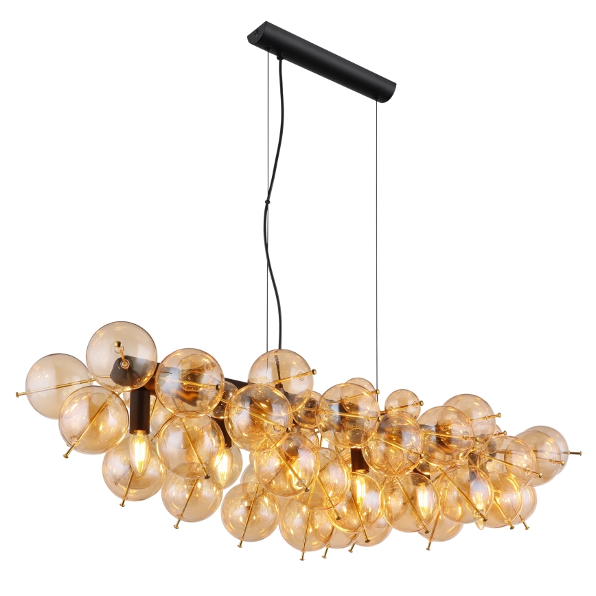 Globo - Φωτιστικό οροφής με καλώδιο 6xE14/25W/230V, χρυσό