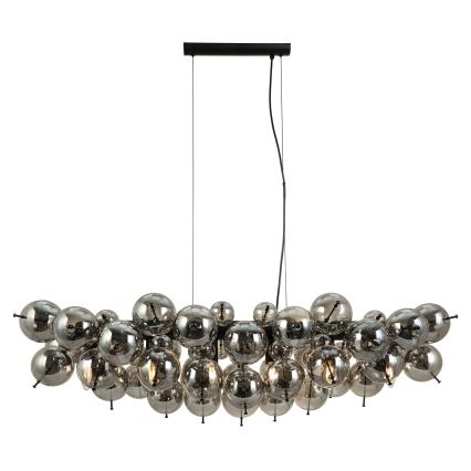 Globo - Κρεμαστό φωτιστικό με καλώδιο 6xE14/25W/230V μαύρο