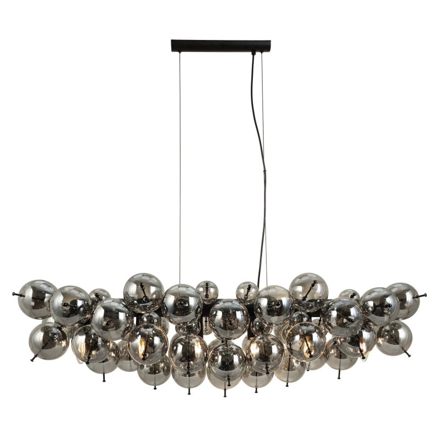 Globo - Κρεμαστό φωτιστικό με καλώδιο 6xE14/25W/230V μαύρο