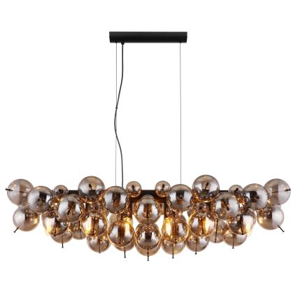 Globo - Κρεμαστό φωτιστικό με καλώδιο 6xE14/25W/230V μαύρο