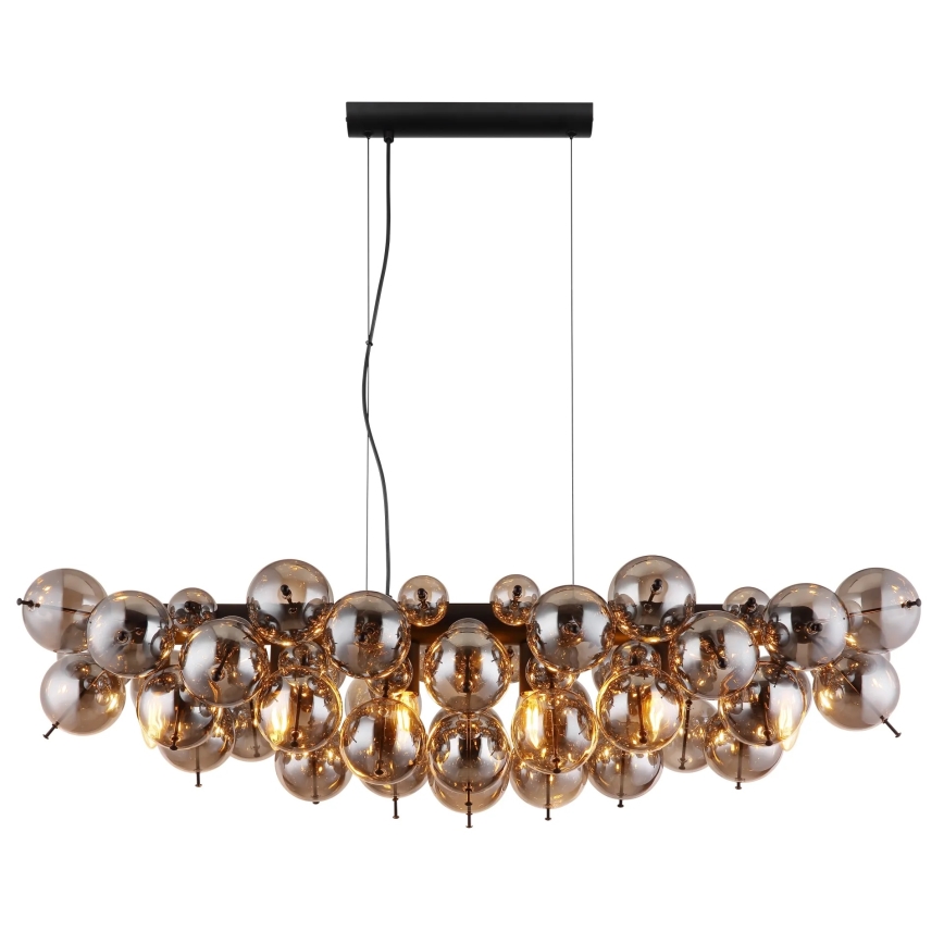 Globo - Κρεμαστό φωτιστικό με καλώδιο 6xE14/25W/230V μαύρο