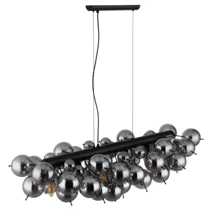 Globo - Κρεμαστό φωτιστικό με καλώδιο 6xE14/25W/230V μαύρο