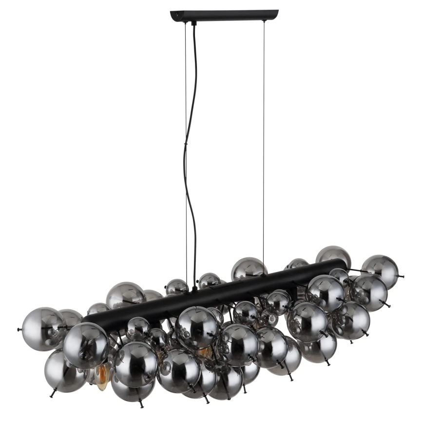 Globo - Κρεμαστό φωτιστικό με καλώδιο 6xE14/25W/230V μαύρο
