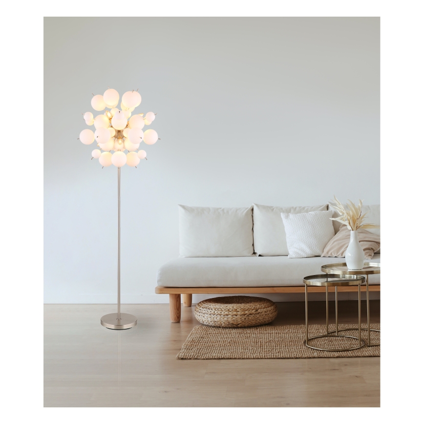 Globo - Επιδαπέδιο φωτιστικό 6xE14/25W/230V λευκό