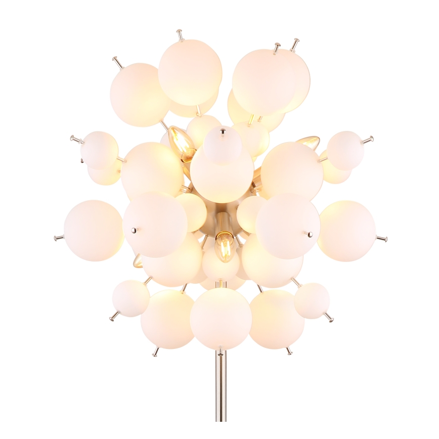 Globo - Επιδαπέδιο φωτιστικό 6xE14/25W/230V λευκό