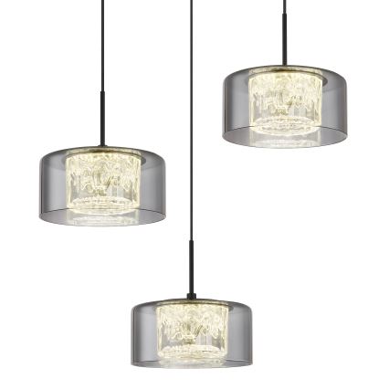 Globo -  Κρεμαστό φωτιστικό οροφής LED 3xLED/8W/230V