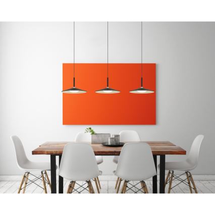 Globo - LED κρεμαστό φωτιστικό με καλώδιο LED/24W/230V 4000K μαύρο