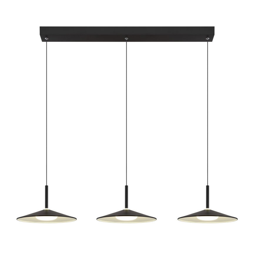 Globo - LED κρεμαστό φωτιστικό με καλώδιο LED/24W/230V 4000K μαύρο