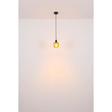 Globo - Κρεμαστό φωτιστικό οροφής 1xE27/25W/230V διάμετρος 15 cm πράσινο