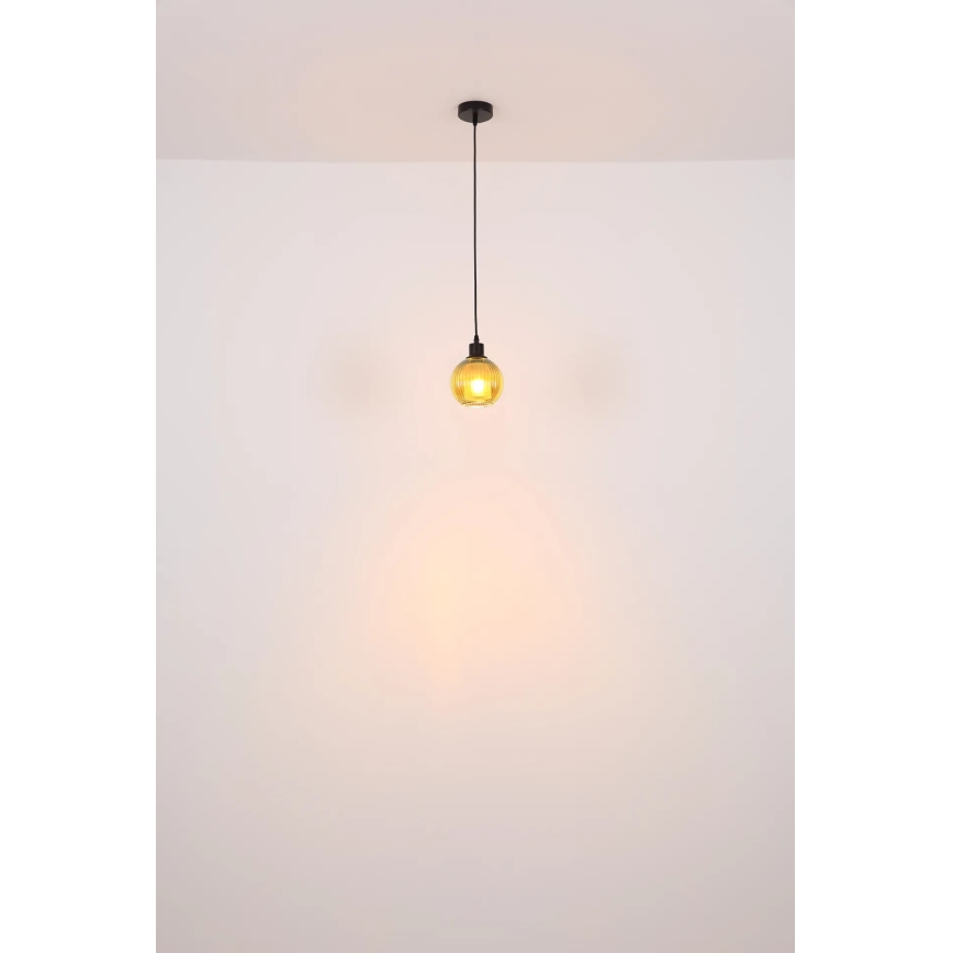 Globo - Κρεμαστό φωτιστικό οροφής 1xE27/25W/230V διάμετρος 15 cm πράσινο