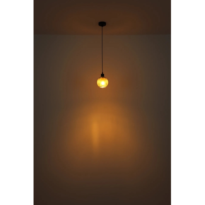 Globo - Κρεμαστό φωτιστικό οροφής 1xE27/25W/230V διάμετρος 15 cm πράσινο