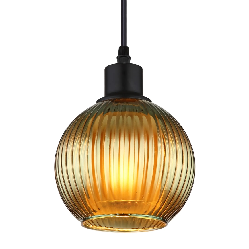Globo - Κρεμαστό φωτιστικό οροφής 1xE27/25W/230V διάμετρος 15 cm πράσινο