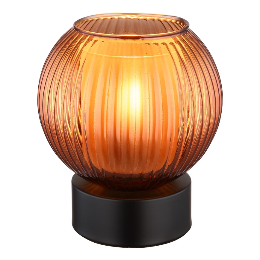 Globo - Eπιτραπέζιο φωτιστικό 1xE27/25W/230V διάμετρος 15 cm χαλκός