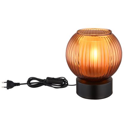 Globo - Eπιτραπέζιο φωτιστικό 1xE27/25W/230V διάμετρος 15 cm χαλκός