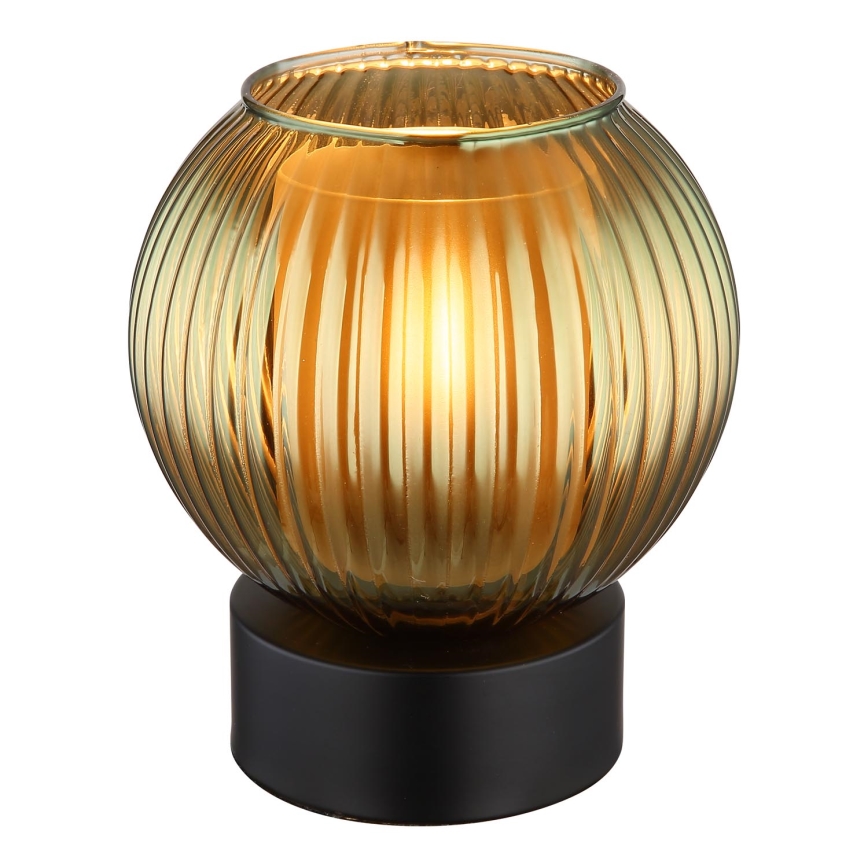 Globo - Eπιτραπέζιο φωτιστικό 1xE27/25W/230V διάμετρος 15 cm πράσινο