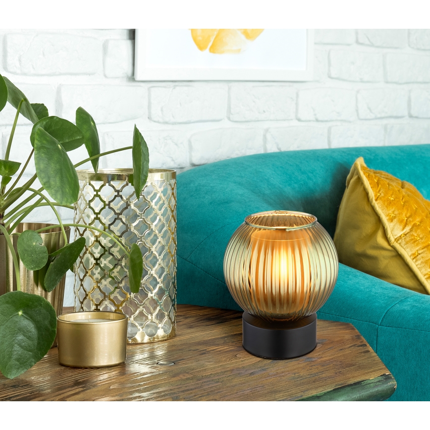 Globo - Eπιτραπέζιο φωτιστικό 1xE27/25W/230V διάμετρος 15 cm πράσινο