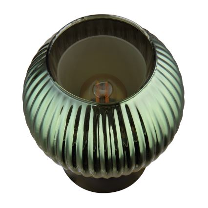 Globo - Eπιτραπέζιο φωτιστικό 1xE27/25W/230V διάμετρος 15 cm πράσινο