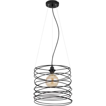 Globo 15640H - Κρεμαστό φωτιστικό με καλώδιο TILLY 1xE27/60W/230V μαύρο