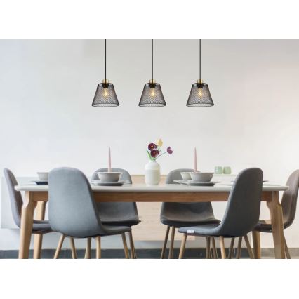 Globo - Κρεμαστό φωτιστικό οροφής 3xE27/40W/230V