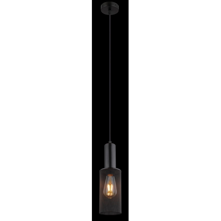 Globo - Κρεμαστό φωτιστικό οροφής 1xE27/60W/230V μαύρο