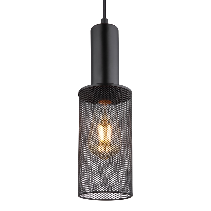 Globo - Κρεμαστό φωτιστικό οροφής 1xE27/60W/230V μαύρο