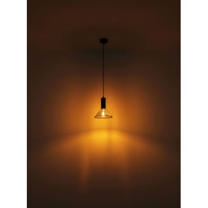 Globo - Κρεμαστό φωτιστικό οροφής 1xE27/60W/230V μαύρο